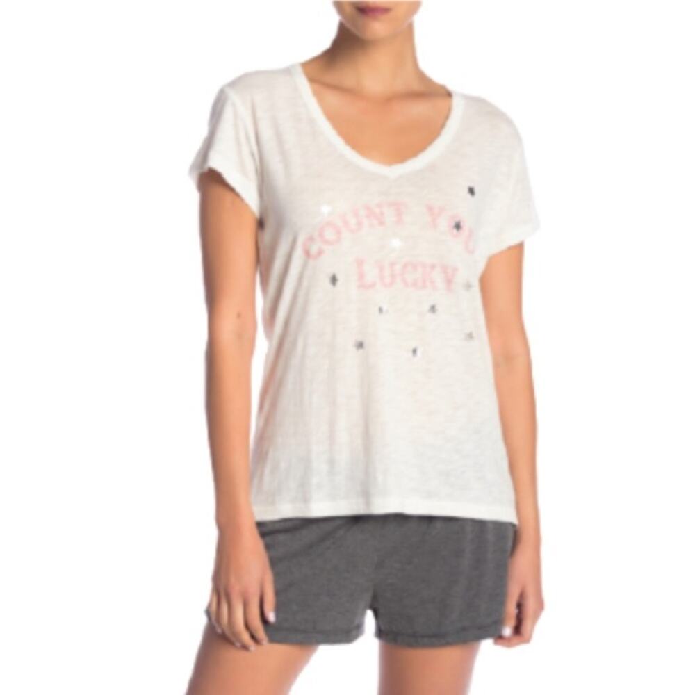 PJ SALVAGE Lucky Stars Tee Size M - Picture 1 of 10